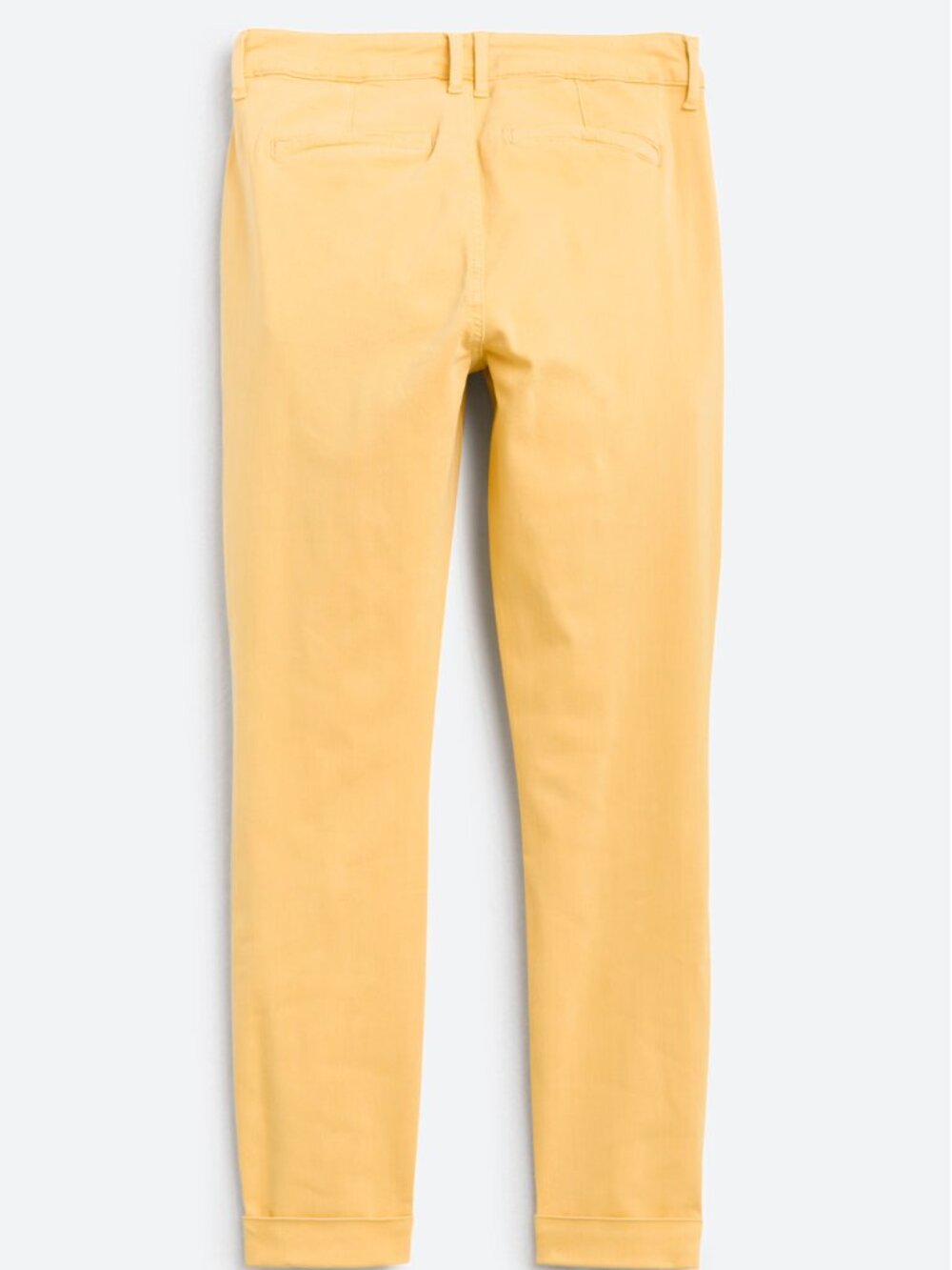 Cosmic Blue Love Callie Cuffed Skinny Pant in Yellow (29" or Size 8)